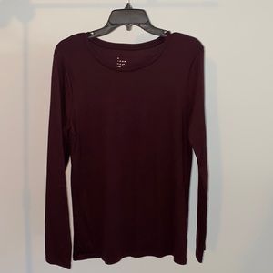 A new day | L | purple | long sleeve